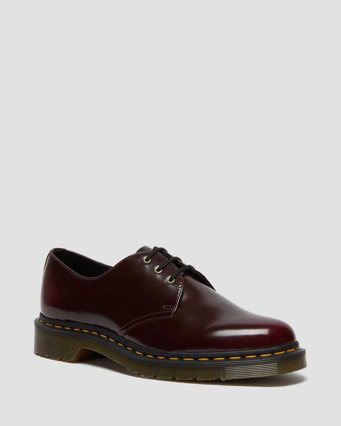 Dr Martens Oxfords Dame Burgunder Vegan 1461 0417RDLYX